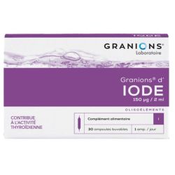 Granions iode 30 ampoules