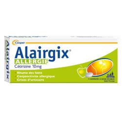 Cooper Alairgix Allergie Cétirizine 10mg Rhume Des Foins, Conjonctivite Allergique, Crises d'Urticaire - 7 Comprimés A Sucer