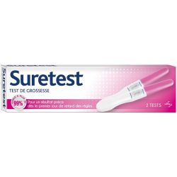 CooperSuretest Test Grossesse - 2 tests - Détection rapide et fiable de la grossesse