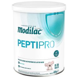 Modilac Expert Peptipro 400 g - Formule pour APLV et intolérance au lactose de la naissance à 36 mois