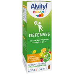 Alvityl Défenses Sirop 240 ml - Echinacées, Propolis et Vitamine C