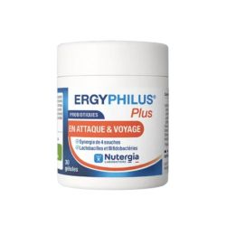 Nutergia Ergyphilus Plus Probiotiques et Vitamines B3 et C – équilibre du microbiote