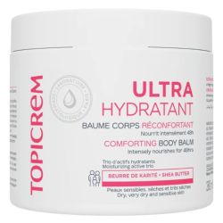 Topicrem Ultra-Hydratant Baume Corps Réconfortant 380ml – Nutrition intense anti-sécheresse