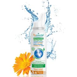 Puressentiel Hygiène Nasale Spray Jet Fort au Calendula Bio 100 ml – Nettoie en profondeur et apaise les fosses nasales