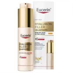 Eucerin Hyaluron-Filler + Elasticity Soin de Jour Ultra-Léger SPF50 50ml – Anti-âge et anti-taches