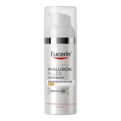 Eucerin Hyaluron-Filler + Longevity Soin de Jour Epigénétique SPF 30 50 ml - Hydratation profonde et réduction des signes de l'âge
