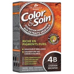 Les 3 Chênes Color & Soin Coloration Permanente N°4B Châtain Brownie