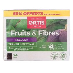 Fruits & fibres regular programme 2x24 cubes