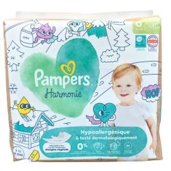Pampers Harmonie Couches Taille 6 + de 13kg - 27 couches – Peaux sensibles et 12h au sec