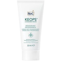 RoC Keops Déodorant Crème Anti-Transpirante 30 ml – Protection haute tolérance 7 jours