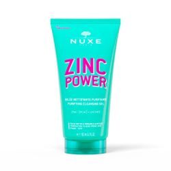 Nuxe Zinc Power - Gelée Nettoyante Purifiante - Nettoie en Douceur les Peaux Mixtes à Grasses - 150ml