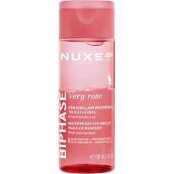 Nuxe Very Rose Biphasé Démaquillant Waterproof - 100 ml - Élimine le maquillage tenace en douceur