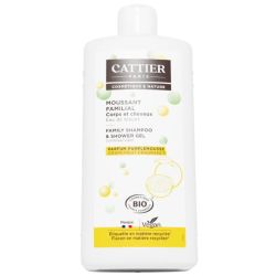 Cattier Moussant Familial Pamplemousse Bio 500ml – Fraîcheur et douceur