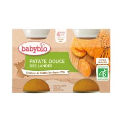 Babybio Petit Pot Patate Douce 4 mois - 2 x 130g