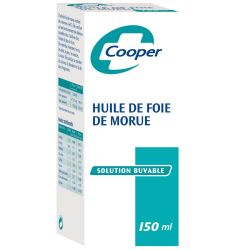 Cooper Huile de Foie de Morue 150 ml - Solution Buvable