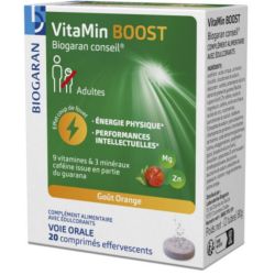 Biogaran Multivitamines et Minéraux 20 comprimés effervescents – Énergie et vitalité