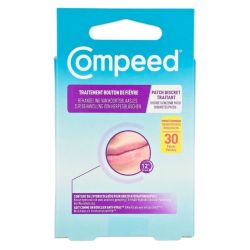 Compeed Patch Bouton de Fièvre 30 patchs - Cicatrisation rapide et discrète