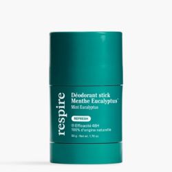 Respire Déodorant stick Menthe Eucalyptus 50 g - Efficacité 48h