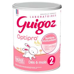 Guigoz Lait Infantile 2 Optipro 2ème âge dès 6 mois - 780 g