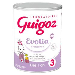 Guigoz Lait Infantile Evolia a2 Croissance - Dès 1 an - 800g