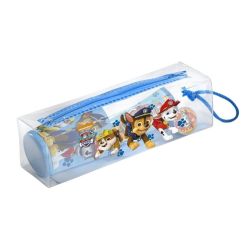 Pat'Patrouille Ensemble de Soin Buccal pour Enfants - Brosse à dents, dentifrice, verre et trousse