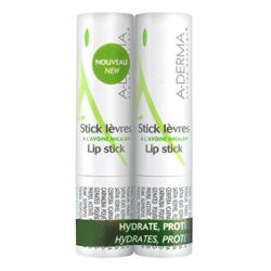 Aderma Stick Lèvres Réparation Intense Lot de 2 x 4g