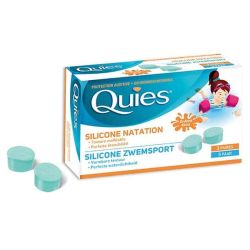 Quies Protection Auditive en Silicone Natation Enfant 3 Paires