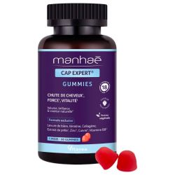 Vitavea Manhaé Cap Expert - 60 Gummies - Force, croissance et beauté des cheveux