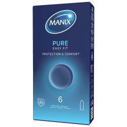 Manix Pure Easy Fit - 6 préservatifs - Sensation naturelle