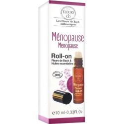 Elixirs & Co Roll-On Bio Ménopause Fleurs de Bach 10ml – Équilibre et fraîcheur