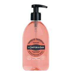 Le Comptoir du Bain Savon de Marseille Pamplemousse Rose - Pour Corps et Mains - 500 ml