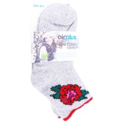 AirPlus Aloe Cabin Socks Chaussettes Hydratantes Femme Rose Rouge - 35-41