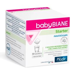 Pileje Babybiane Starter - 30 sachets - Complément microbiotique pour bébé