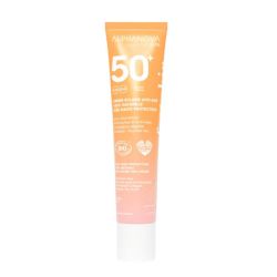 Alphanova Organic Sun Crème Solaire Visage Anti-Âge SPF 50+ Bio Invisible & Toucher Sec - 40g