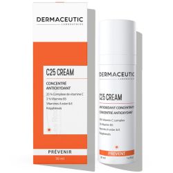 Dermaceutic C25 Cream Concentre Antioxydant - 30 ml - Vitamine C - Vegan