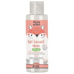 MKL Green Gel Lavant Doux Bio - 100 ml - Nettoie délicatement le visage, le corps et les cheveux de bébé