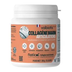Valbiotis Plus® Collagène Marin Articulations Souplesse & Confort Goût Pêche - 260g