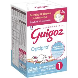 Guigoz Optipro Lait en Poudre 1ᵉʳ Âge +0m - 1.2 kg