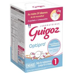 Guigoz Optipro Lait en Poudre 1er Âge +0m - 1.2 kg