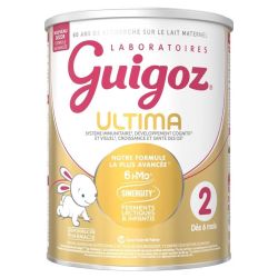 Guigoz Ultima Lait 2ème Âge De 6 à 12 Mois 780g – Croissance et immunité