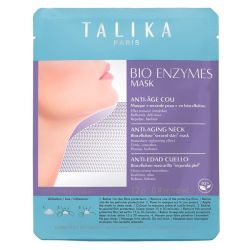 Talika Bio Enzymes Mask Anti-Âge Cou Masque en Biocellulose - 1 Masque