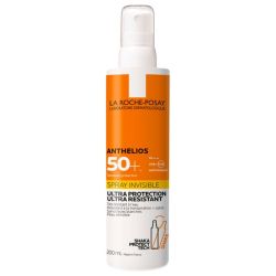 La Roche-Posay Anthelios Spray Invisible SPF50+ - 200 ml - Avec Parfum - Protège, hydrate
