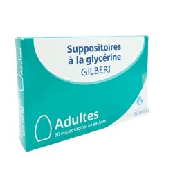 Gilbert Suppositoires à la glycérine Adulte - 50 suppositoires