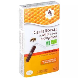 Pileje Escofine Gelée Royale et Miel - 10 unidoses - Vitalité et défenses naturelles pour toute la famille
