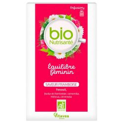 Vitavea Infusion Équilibre Féminin Bio - 20 Sachets - Saveur framboise