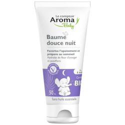 Le Comptoir Aroma Baby Baume Douce Nuit 50 ml - Apaisement et préparation au sommeil de bébé