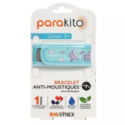 Parakito Bracelet Anti-Moustiques Junior Licorne + 2 Recharges