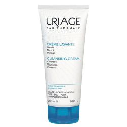 Uriage Crème Lavante - 200 ml - Nettoyant Doux Hydratant Peaux Sensibles