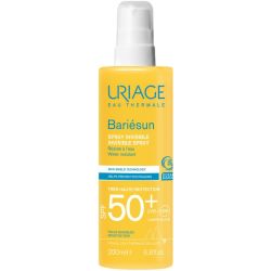 Uriage Bariésun Spray Solaire Invisible SPF 50+ 200ml - Très haute protection, résiste à l'eau et à la transpiration