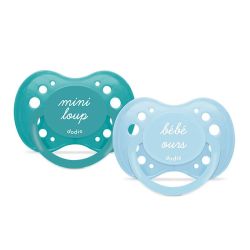 Dodie Lot de 2 Sucettes Anatomiques - En Silicone - +18 Mois - N°A88